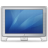 Cinema Display Old Front (blue) Icon 48x48 png